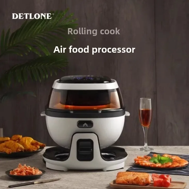 

6L Chef Machine Nonstick Air Fryer 360° Rotary Touch Screen Smart Reservation Multi-functional Fried Rice Machine for Home Use