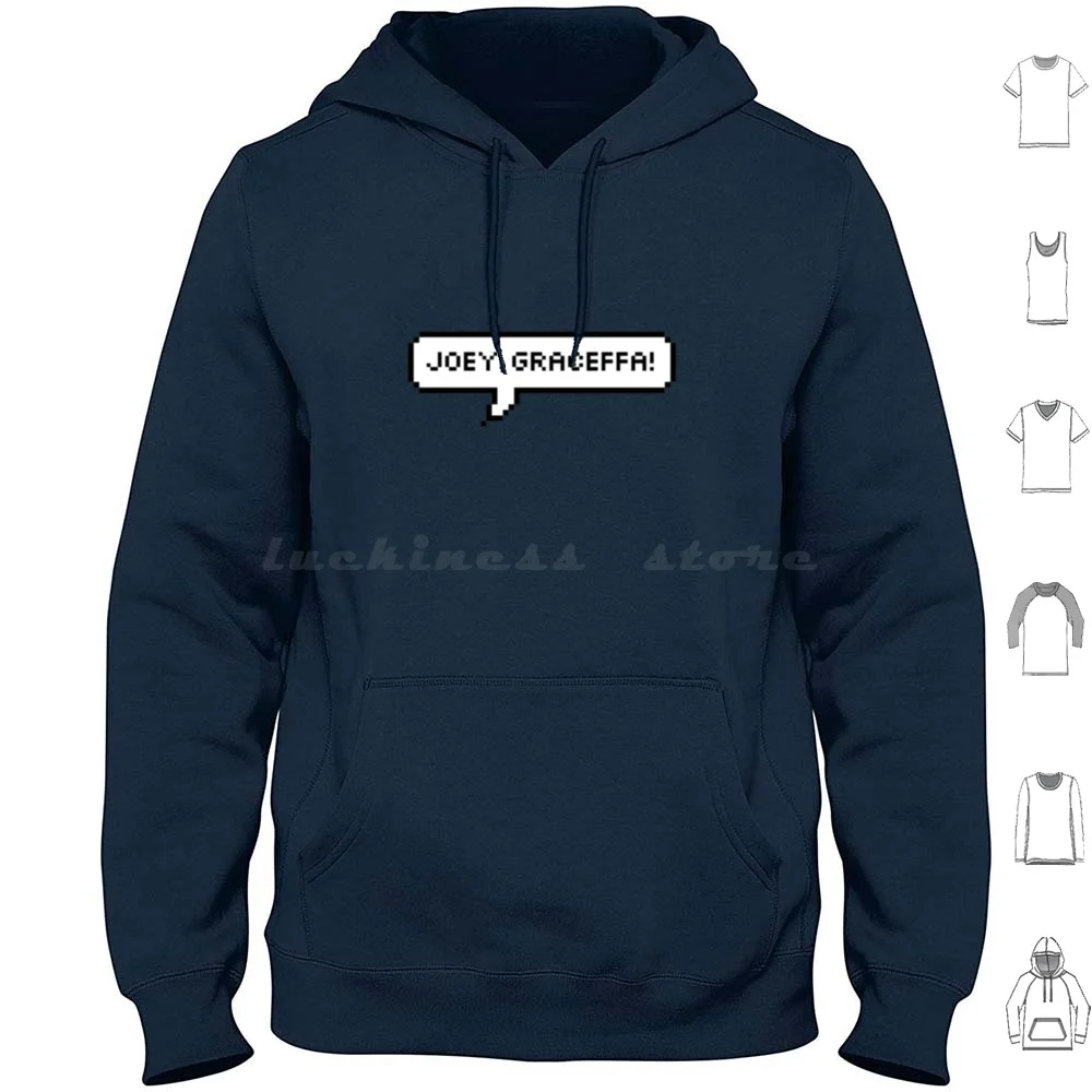 Joey Graceffa! Hoodie Cotton Long Sleeve Joey Graceffa Youtube Youtuber Pixel Vlog Vlogger Jg Graceffa Joey Janiel