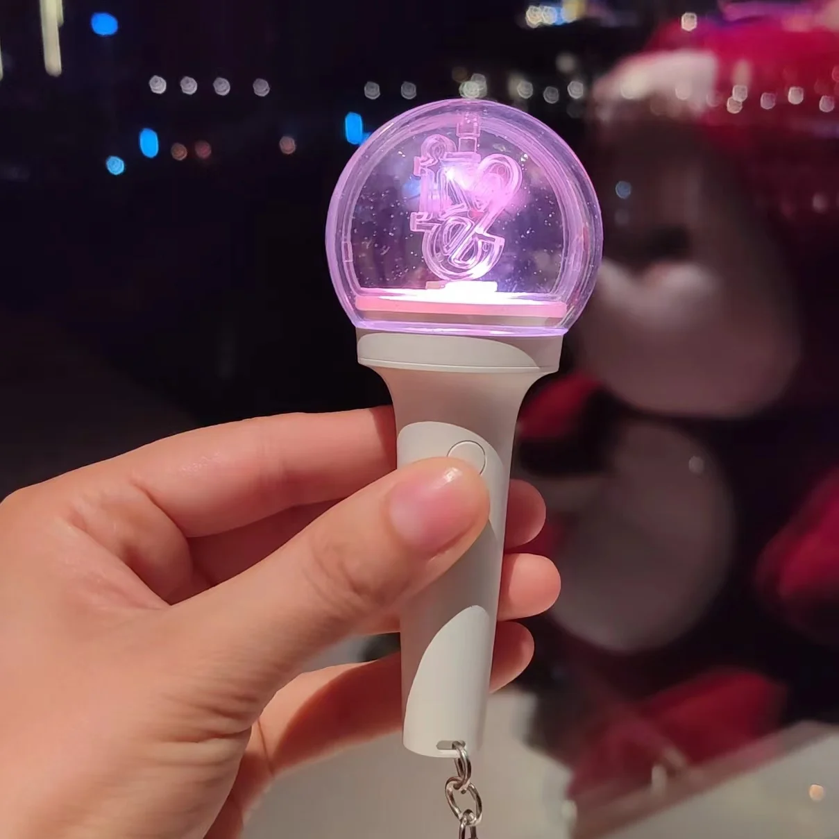 Kpop mini lightstick keyring Wonyoung rei keychain Same style peripheral