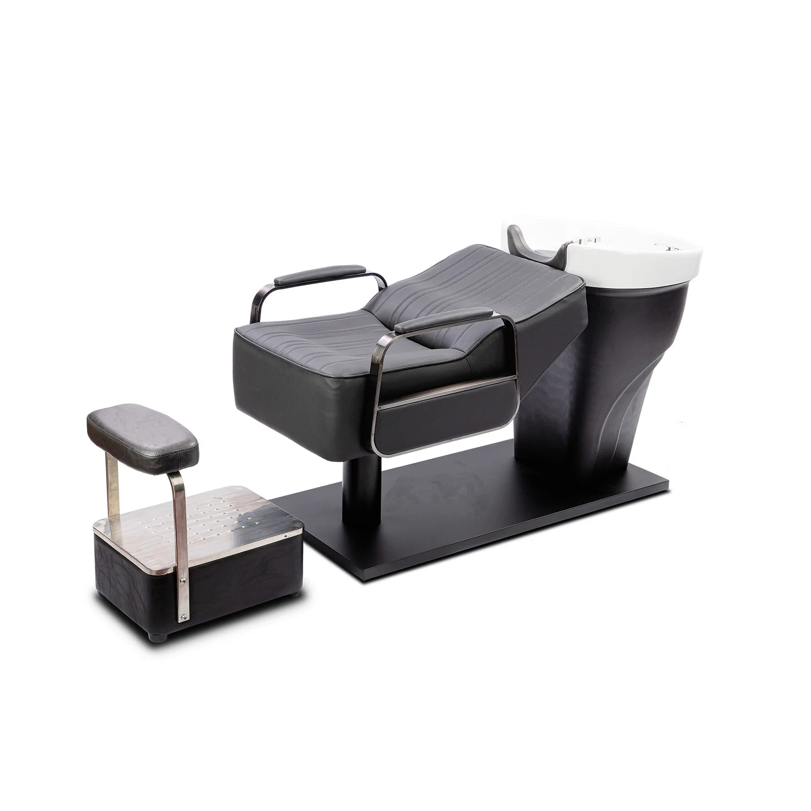 

Shampoo massage integrated head treatment bed water circulation fumigation shampoo semi-lying Thai barber shop