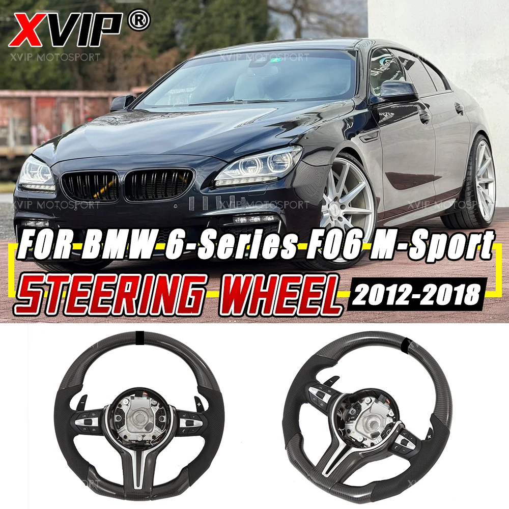 

Кермо XVIP из углеродного волокна 550D/M6 для BMW 6 серии F06 M-Sport 12-18 F10 F11 F06 F12 F07 GT F12 F13 F01 F02 F03 F04 F90