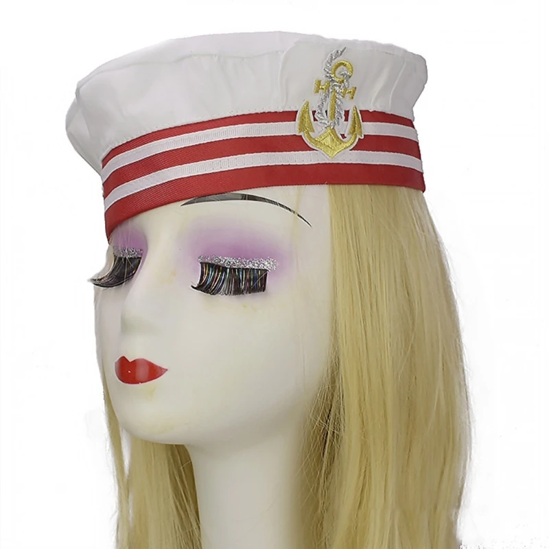 Captain Hats Costume Accessory for Masquerade Party Marine Cruise