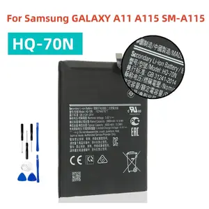 Bilashmart BackShell Replacement Battery HQ 70N Samsung Galaxy A11 A115 SM A115 SM A115F A115M A115U SM A115F/DS 4000mAh+Tools