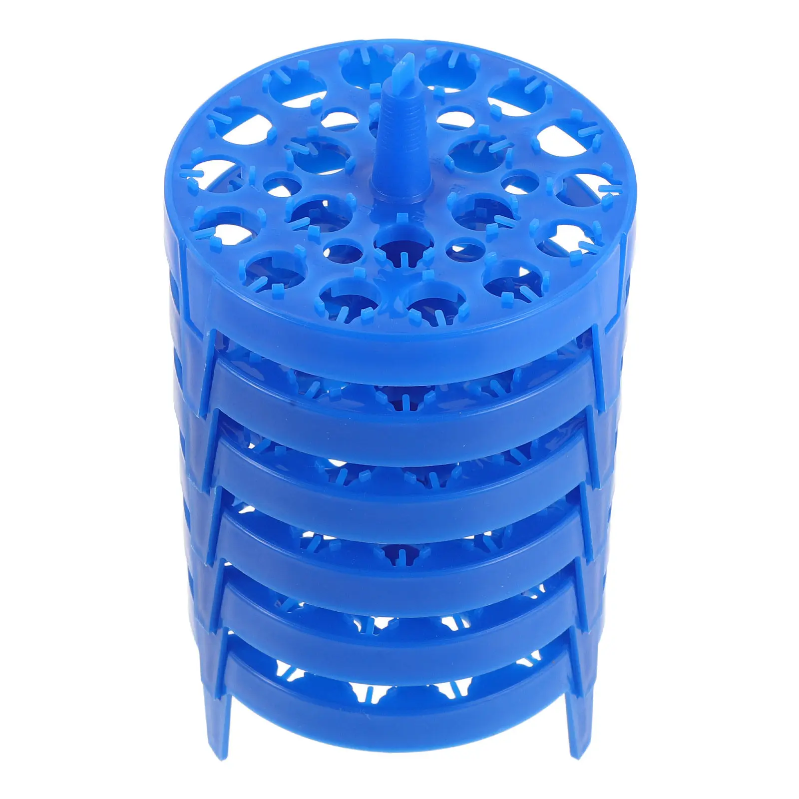 6Pcs Plastic Lab Tube Rack Floating Round Centrifuge Test Tube Holder Vial Stand Water Bath Sample Equipment Rack