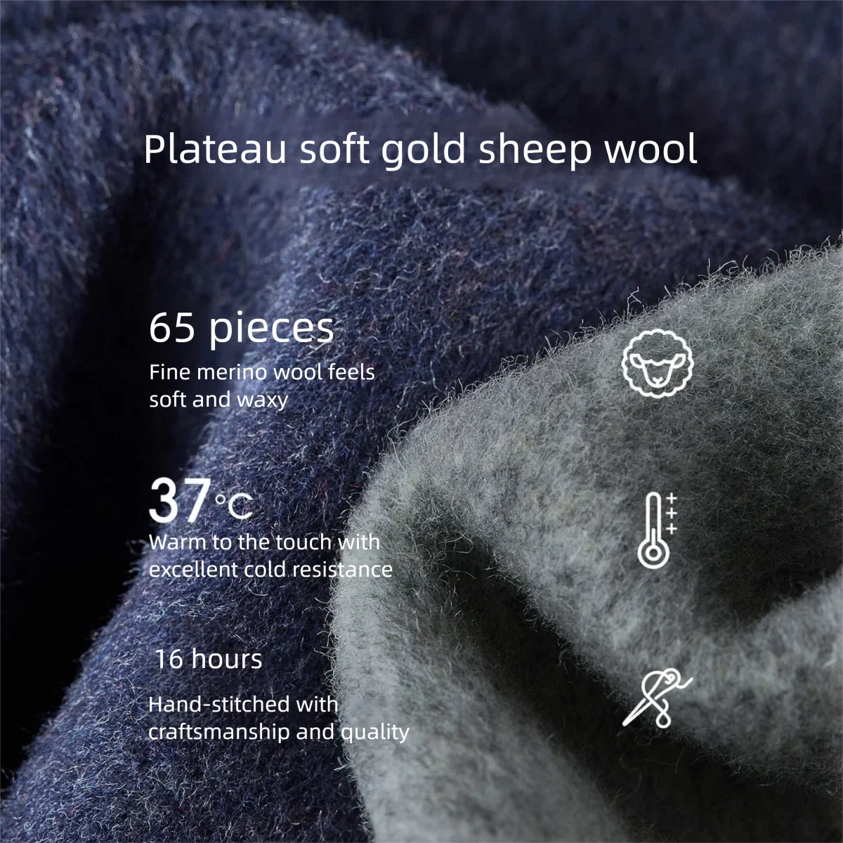 SENTUBILA Women's Wool Coat Double-Faced Wool Round Neck Long-sleeve Short Coats 2025 Winter Loose-Fit Lady Clothing W54OF8763