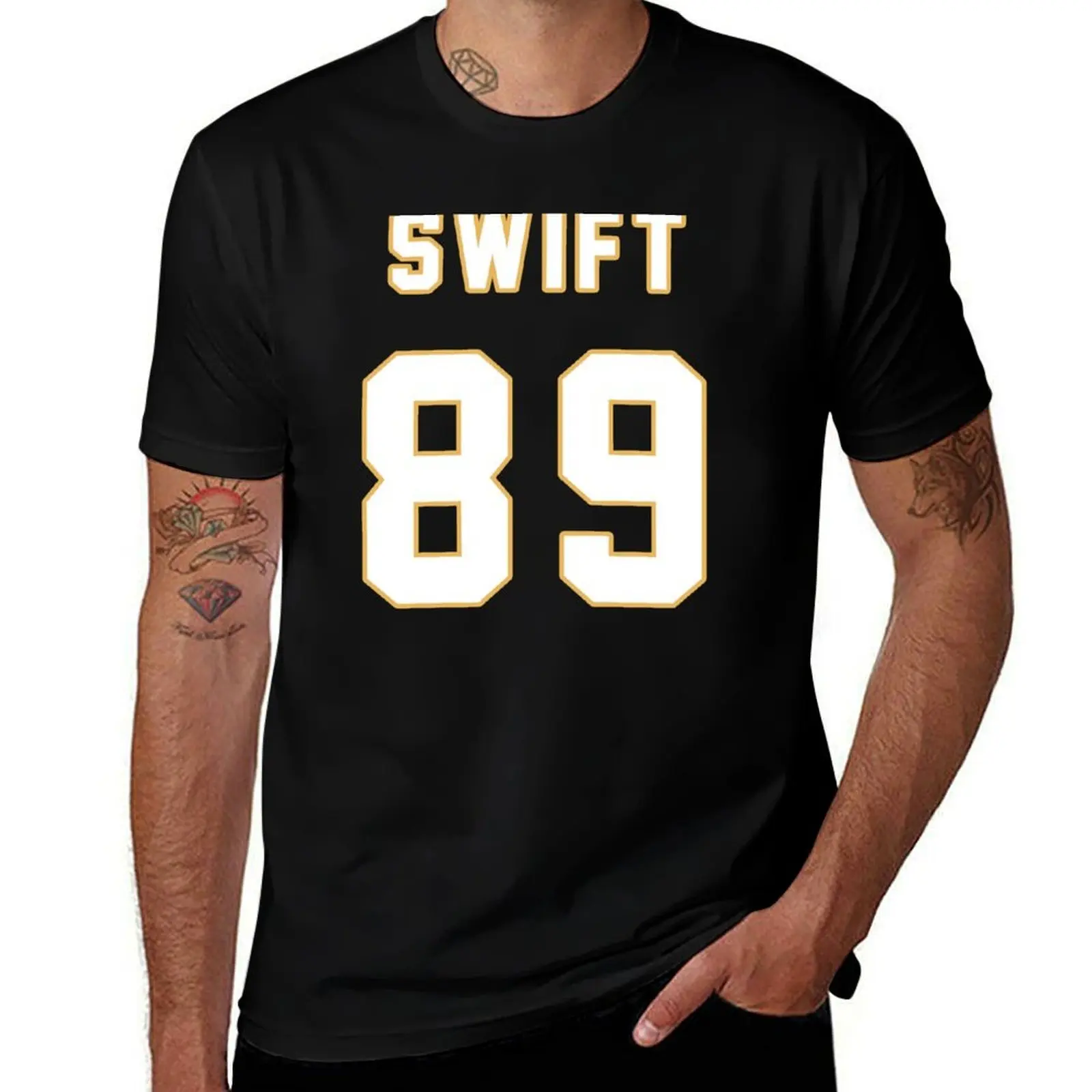 Swifty 89 Red Team T-Shirt Plus Size Lightweight Top