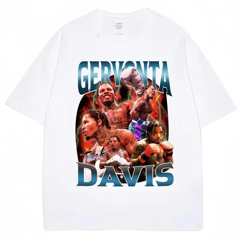 Tank Gervonta Davis Women Vintage Style T Shirt Harajuku Hip Hop Loose Vintage T Shirts Boxing 100% Cotton Tee Shirt Streetwear