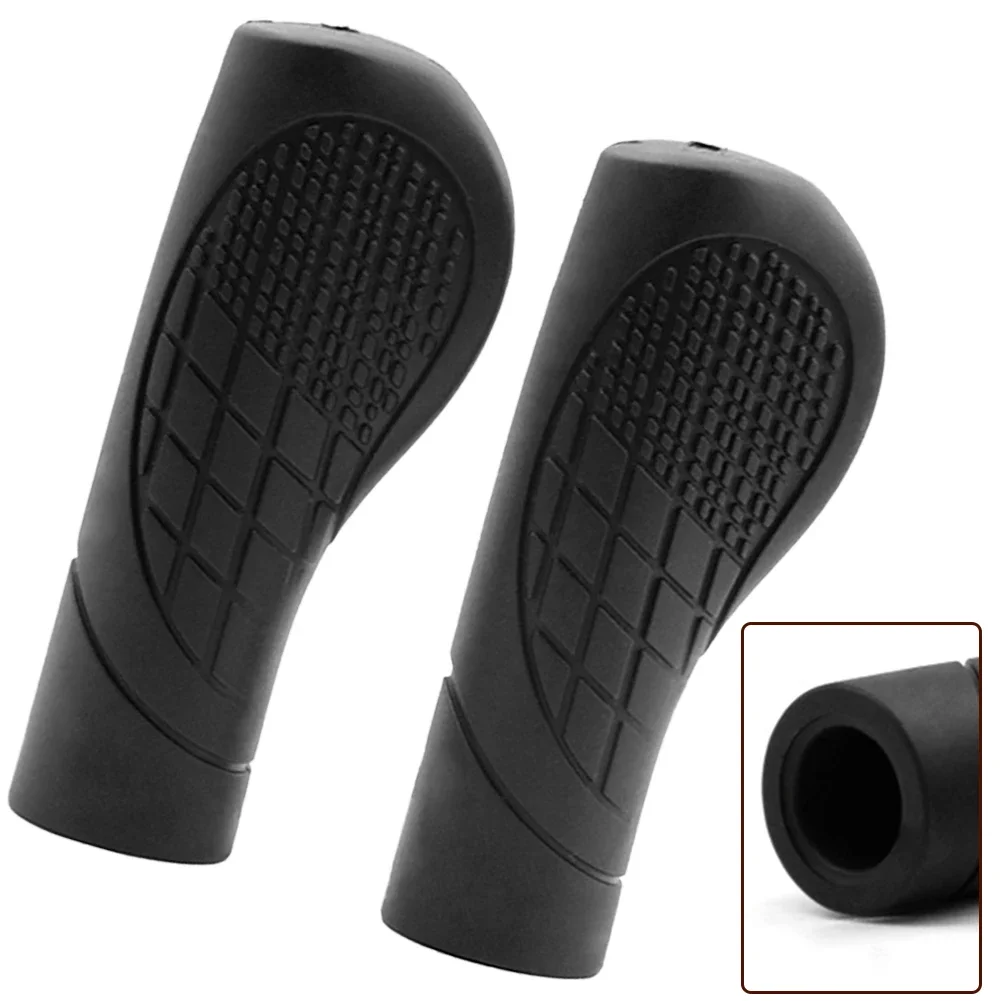 New Bicycle Grips Plastic For MTB Mountain Bike Shockproof Anti-Slip Handlebar Cover Lock On Ergonomic Cycling Handle Bar Parts