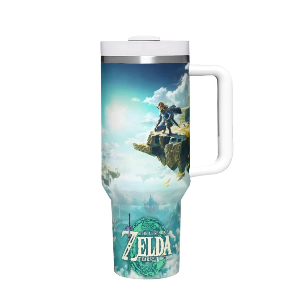 

Car Travel Mugs Zeldas-Legended-Hot-Game Stainless Steel 304 Tumbler Water Bottle 40oz/1200ml