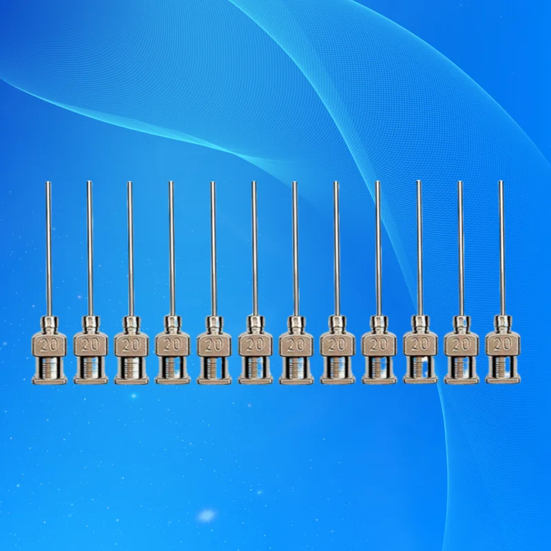 

Высокое качество, 12 шт., 1-дюймовая металлическая игла из нержавеющей стали с тупым наконечником, 20 г