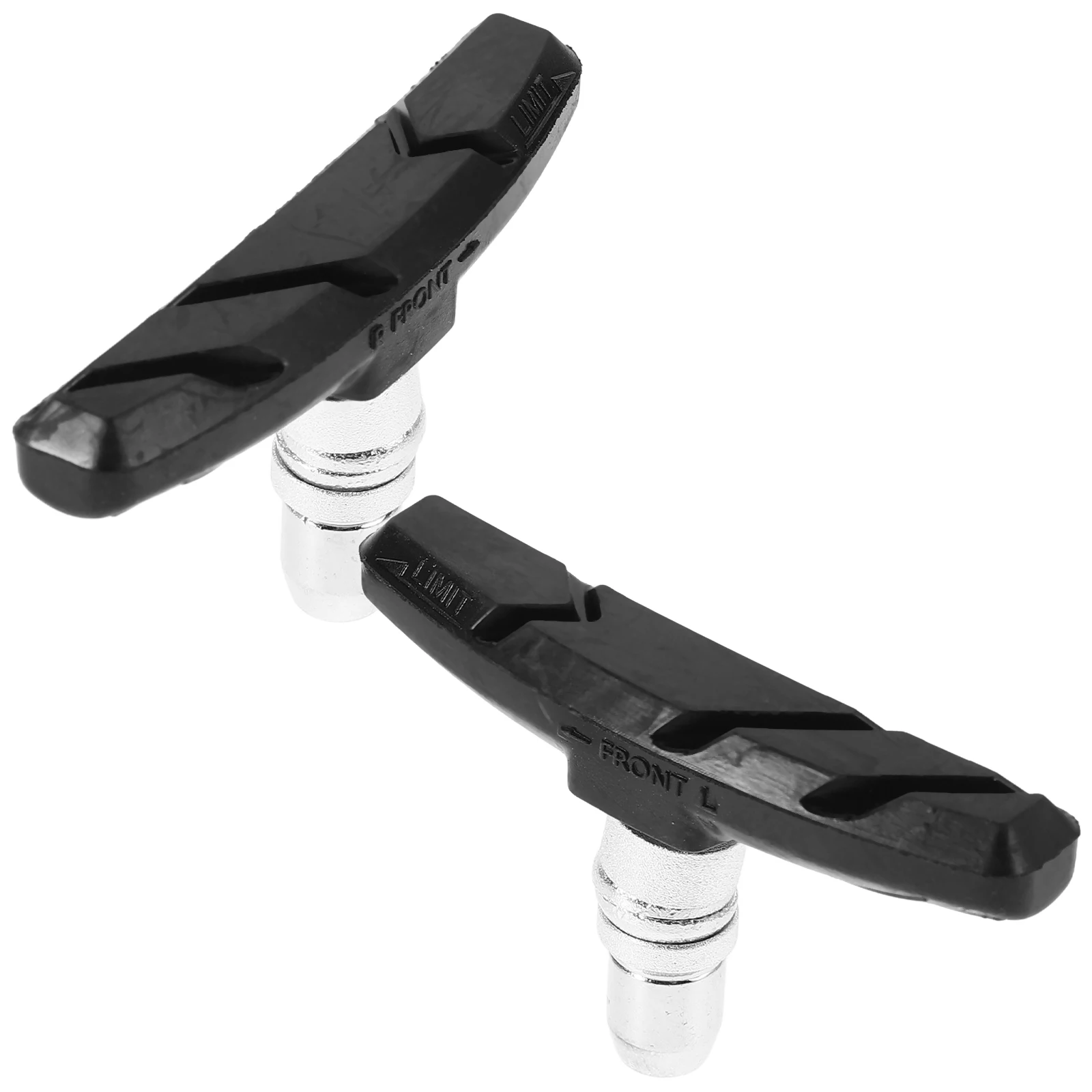 

Universal Mountain Bike Brake Pads Quick Silent Replacement Kit Black Cable Tube Rubber Sleeve Included for City Commuting