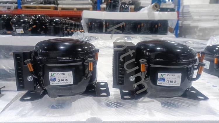 Imagem -03 - Mini Compressor de Zer Adequado para Carro e Navio 12v 24v Zh25g35g R134a