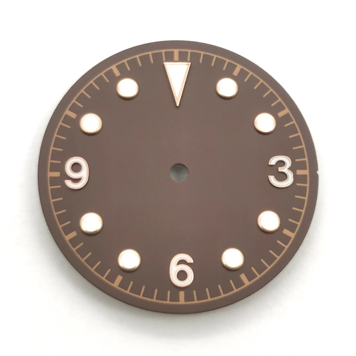 تخصيص 30.5 مللي متر الهاتفي NH35 8215 ساعة الطلب الأخضر مضيئة الهاتفي صالح ل NH35 NH36 8215 ساعة يد تعمل بالحركة وجوه أجزاء