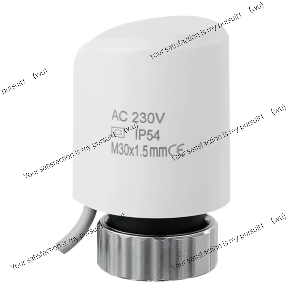 Electric heating actuators, valves for underfloor heating radiator valve systems