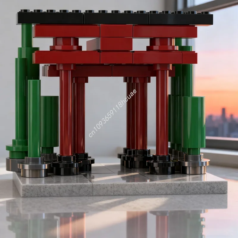 

85pcs MOC Torii Gate Tokyo Architecture Model Building Blocks Assemble Christmas Gift DIY Creative Idea Education Toys Birthday