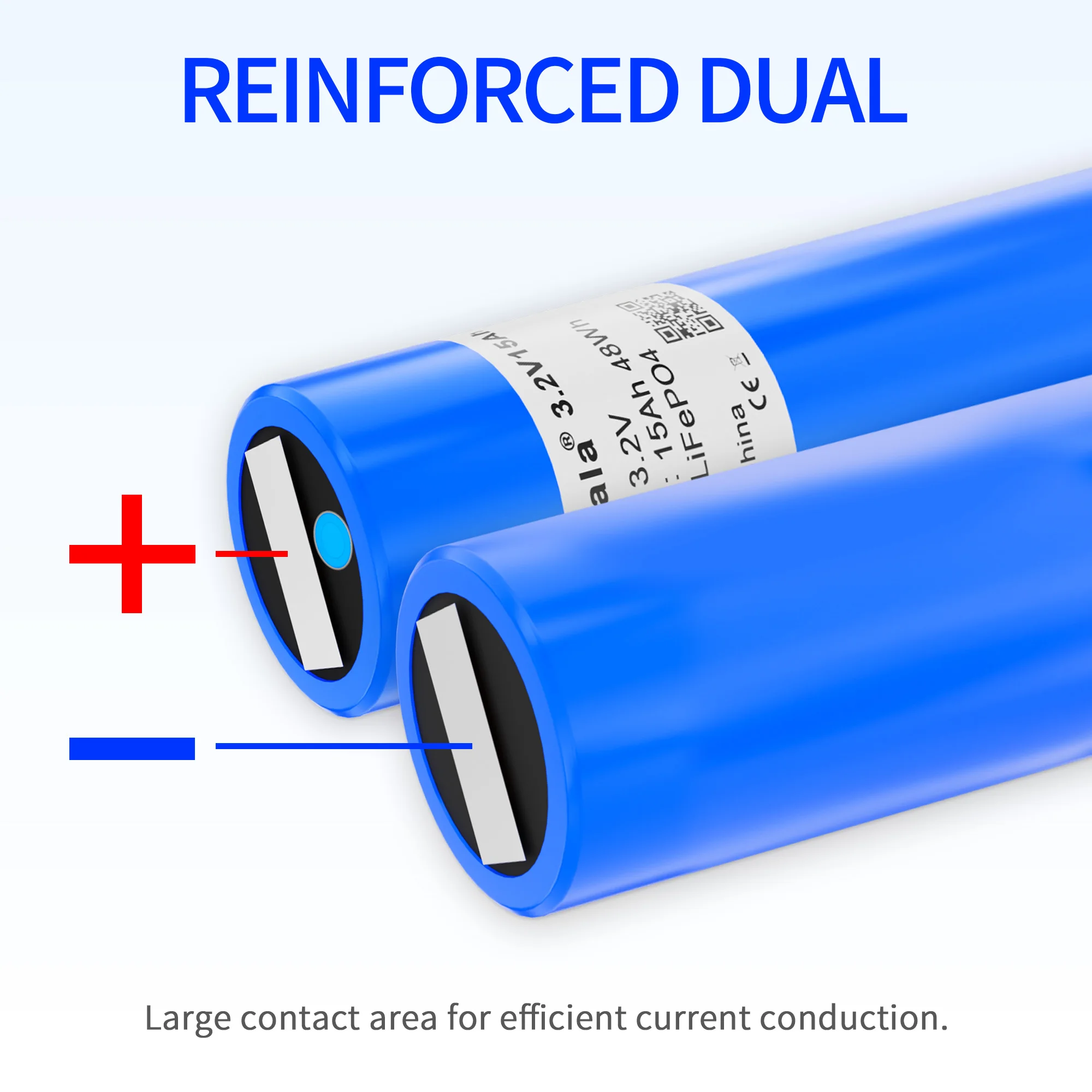 LiitoKala-Lithium Battery Pack, LiFePO4 Battery, 3.2V, 15Ah, 12V, 24V, E-Scooter, Power Tools, DIY, 33140, 1-6Pcs