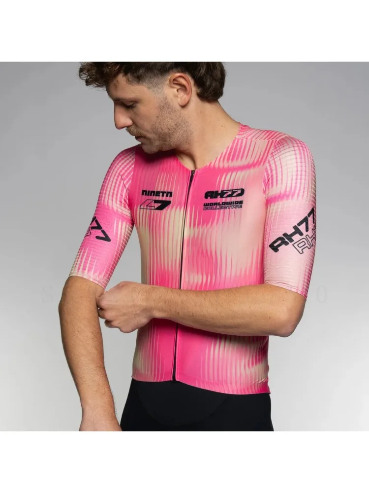 AliExpress NONE 2026 Men's Cycling Jersey for Summer MTB Road Cycling High-quality Moisture Wicking and Sweat Wicking Cycling Team Competition