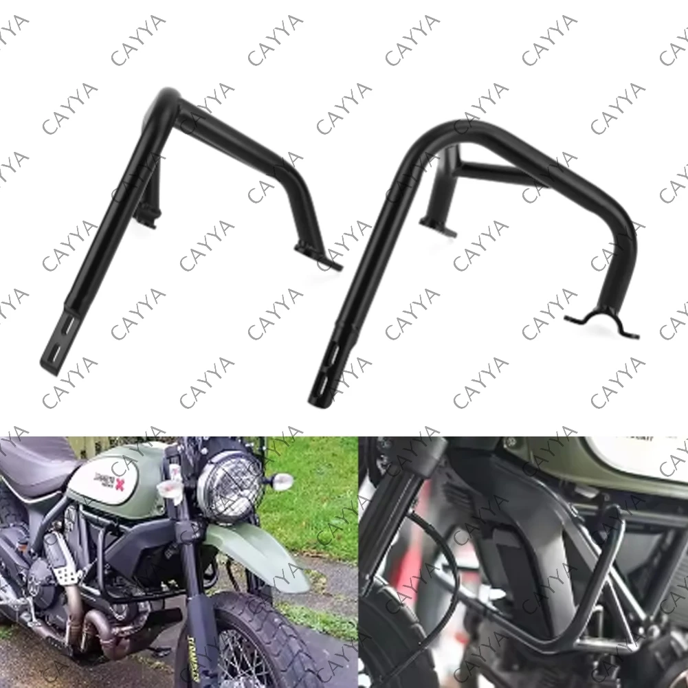 Sixty2 Accessories Motorcycle Bumper Engine Guard Crash Bars For Ducati Scrambler Urban Enduro Full Throttle Icon