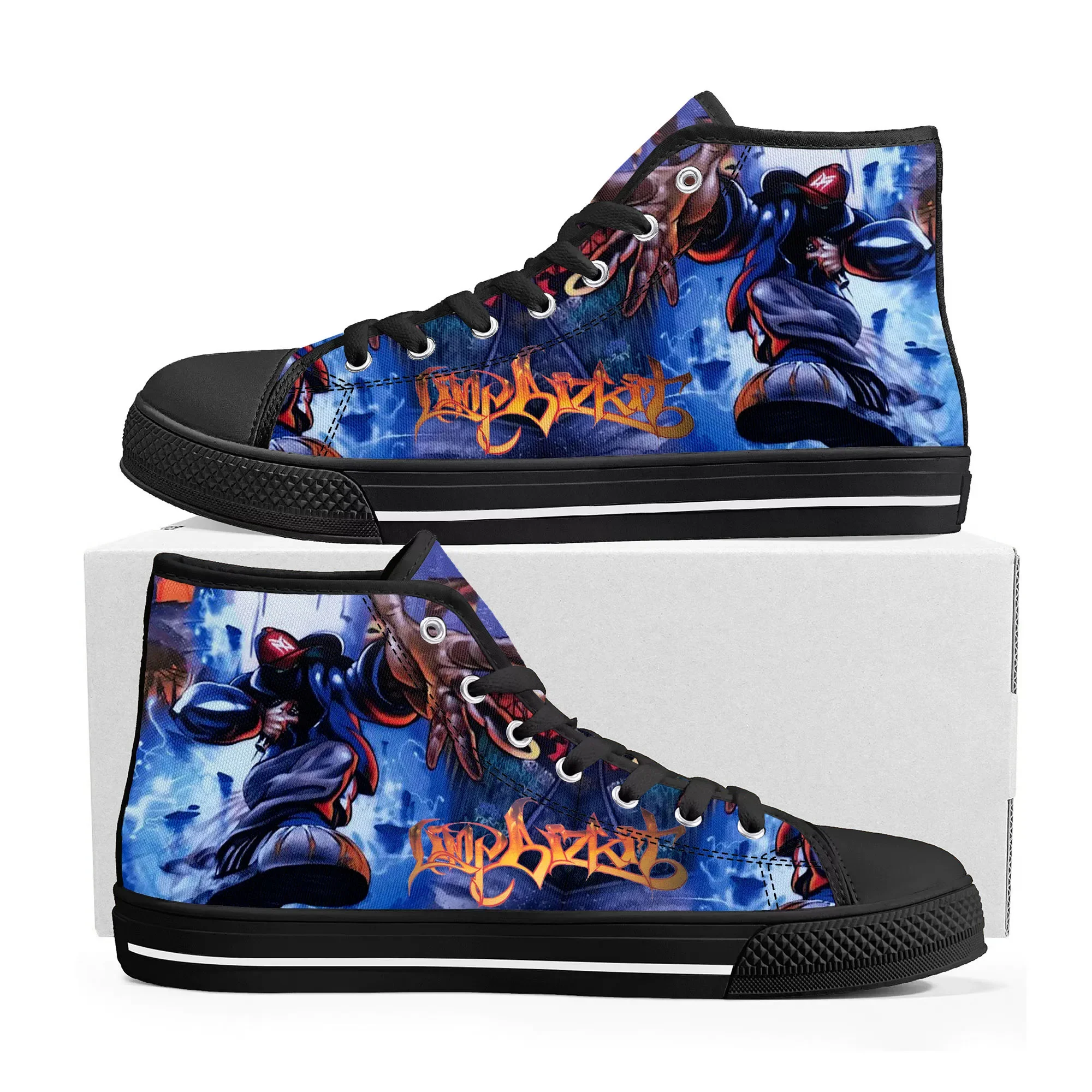 

Limp Bizkit Rock Band High Top High Quality Sneakers Mens Womens Teenager Canvas Sneaker Custom Made Shoe Casual Couple Shoes