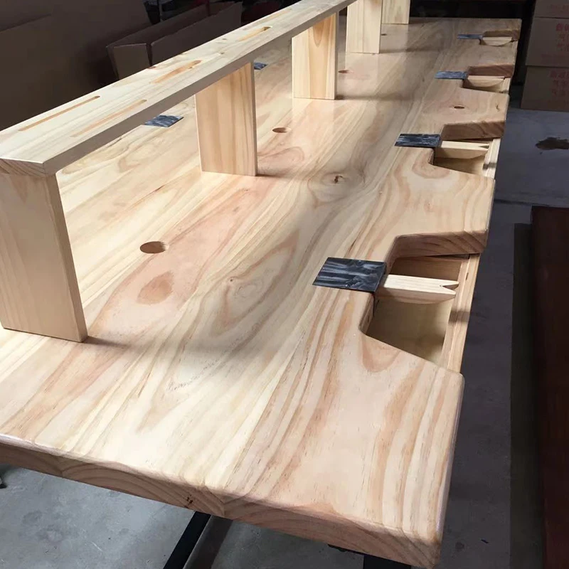 

Solid wood jewelry processing metalworking table experience table operation table, silver jewelry processing gold