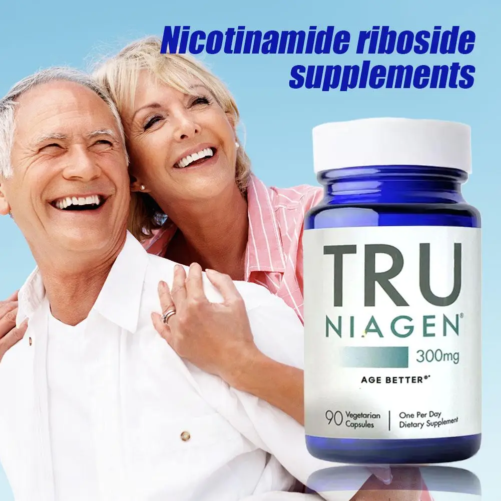 90pcs NAD+ Boost Energy Anti-aging Suitable For People Over 50 Keep Spirit Bottle Nicotinamide Riboside Supplement Auxiliary