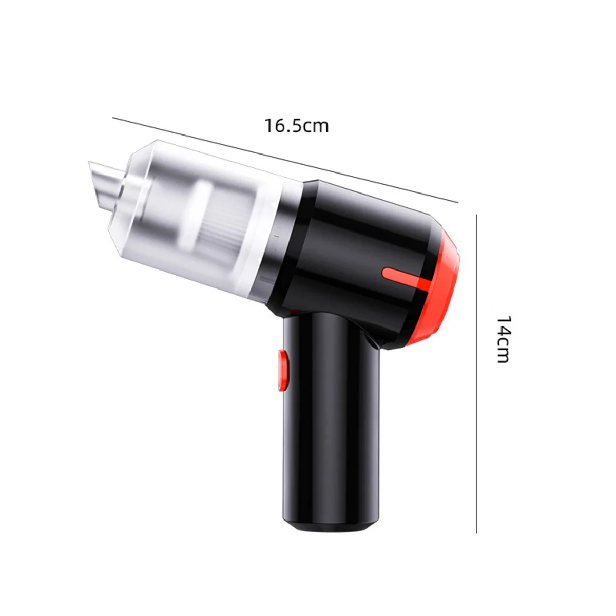 Penyedot Debu mobil nirkabel 4 in 1, penyedot debu mobil portabel daya tinggi genggam, pengisian daya udara terkompresi