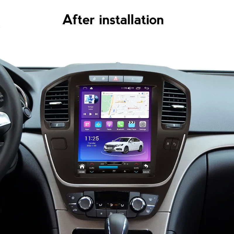 autoradio android stile Tesla per Buick Regal per Opel Insignia 1 2009 - 2013 sistema intelligente per auto lettore multimediale Navigazione GPS