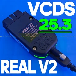 2026 Newest Unlimited VINs VCDS Auto-com Diagnostic Coding VAG HEX V2 VAG-COM Hardware Interface FOR VW AUDI Skoda Seat Real V2