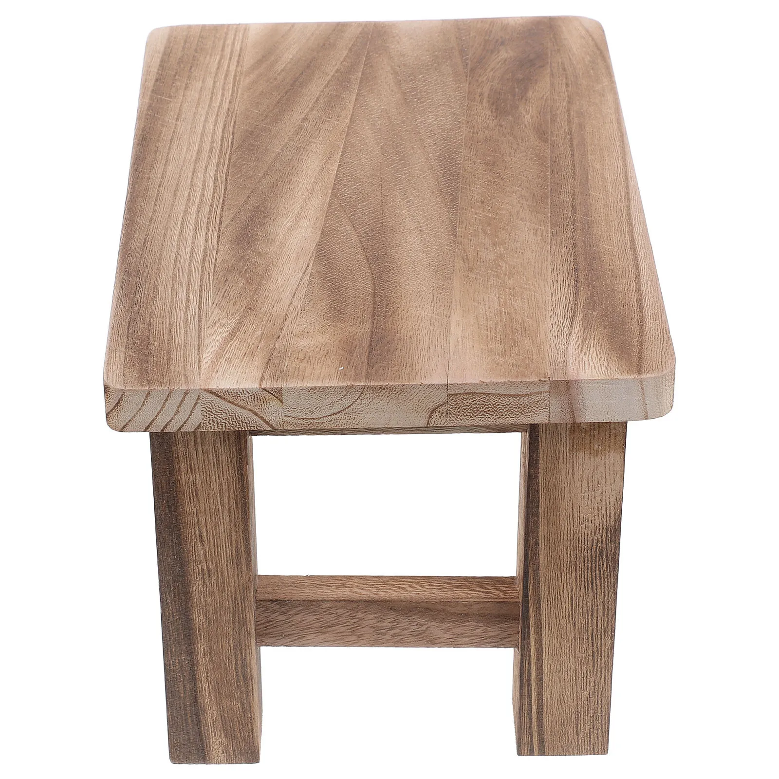 

Compact Wooden Stool Solid Wood Small Bench for Kids Adults Shoes Changing Bathroom Bedroom Garden Wood Small Stool