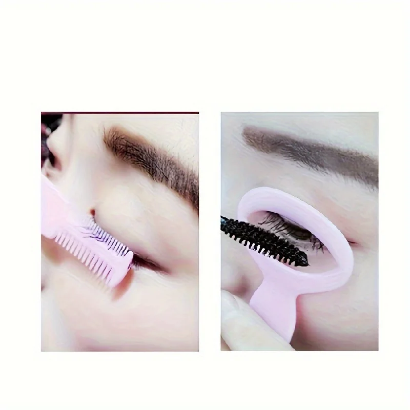 아이 메이크업 스텐실 DIY 아이라이너 속눈썹 모델, 초보자 아이 메이크업 도우미 장치, 마스카라 속눈썹 빗 어플리케이터, 3 개