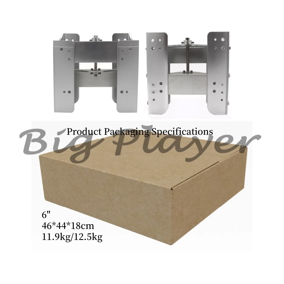 6in Outboard Lift Plate Manual Adjustable Jack Plate Marine Boat Accessories Outboard Parts