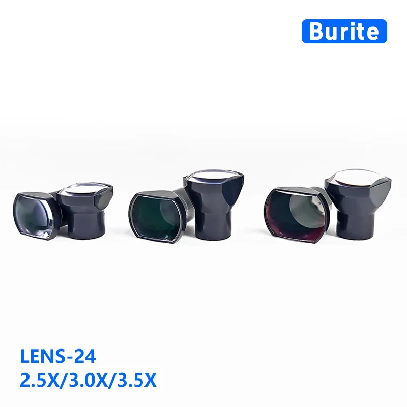 

Burite 24 square ultralight plastic Lenses In Pairs 2.5X/3.0X/3.5X The Lens Used To Make TTL Dental Loupes glasses lens
