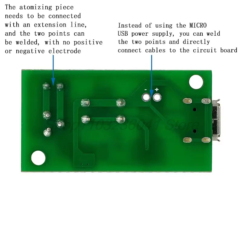 USB Mini Humidifier DIY Kits Mist Maker and Driver Circuit Board Fogger Atomization Film Atomizer Sheet Mini Oscillating