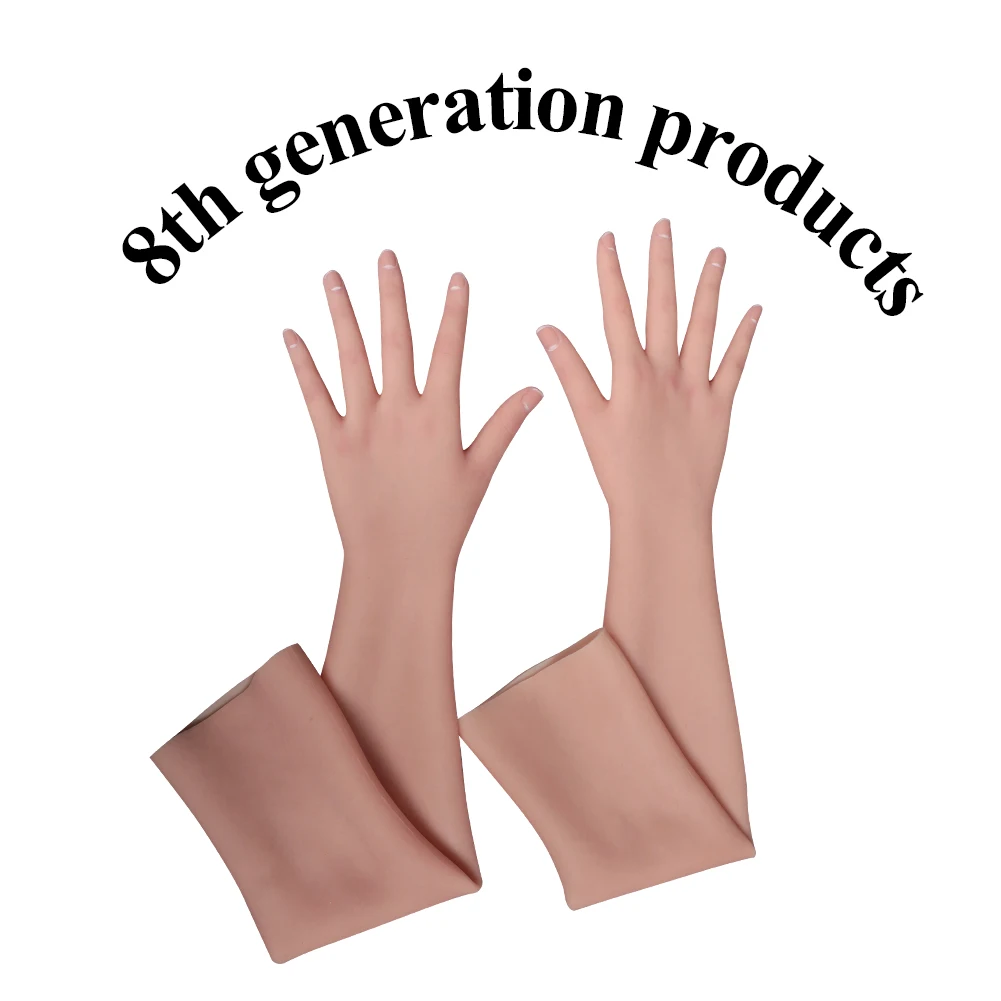 

8TH GEN Eyung искусственная кожа женский ручной манекен силиконовые перчатки для трансвеститов 1 пара для косплея Corssdress ручная модель реквизит