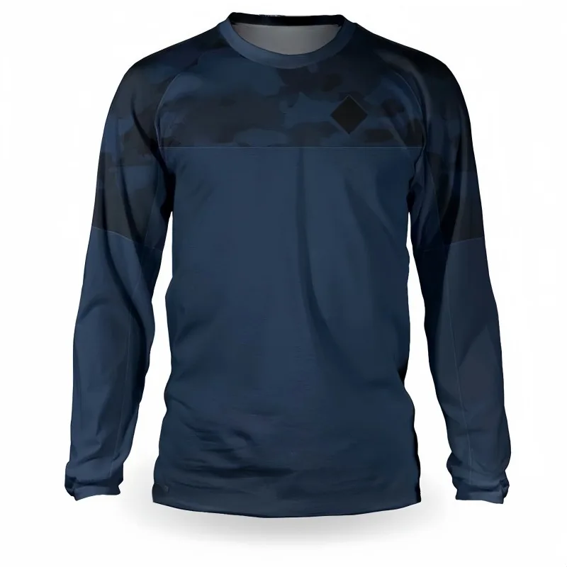 Fashion 3D Printed Motorcycle T Shirt Long Sleeve Quick Dry Breathable Riding Shirt for Bikers Men Women