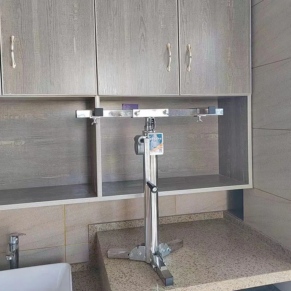 2023 Multifunctional wall cabinet mounting bracket installation Shenqi stainless steel load-bearing portable lifting platform