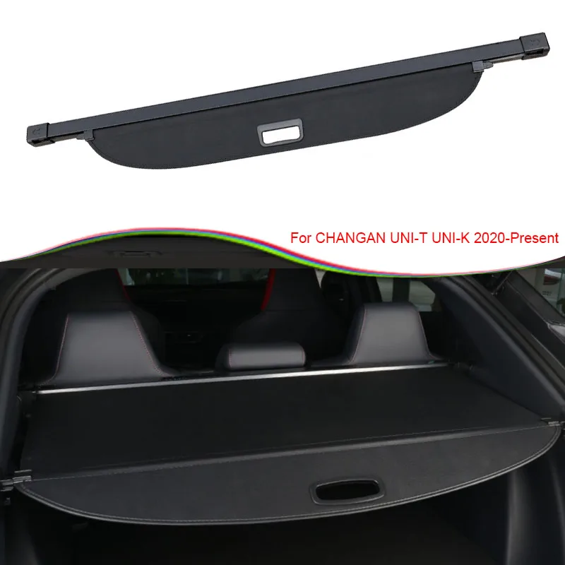 Car Rear Trunk Curtain Cover Rear Rack Partition Shelter Storage Internal Auto Accessories For CHANGAN UNI-T UNI-K 2020-2025