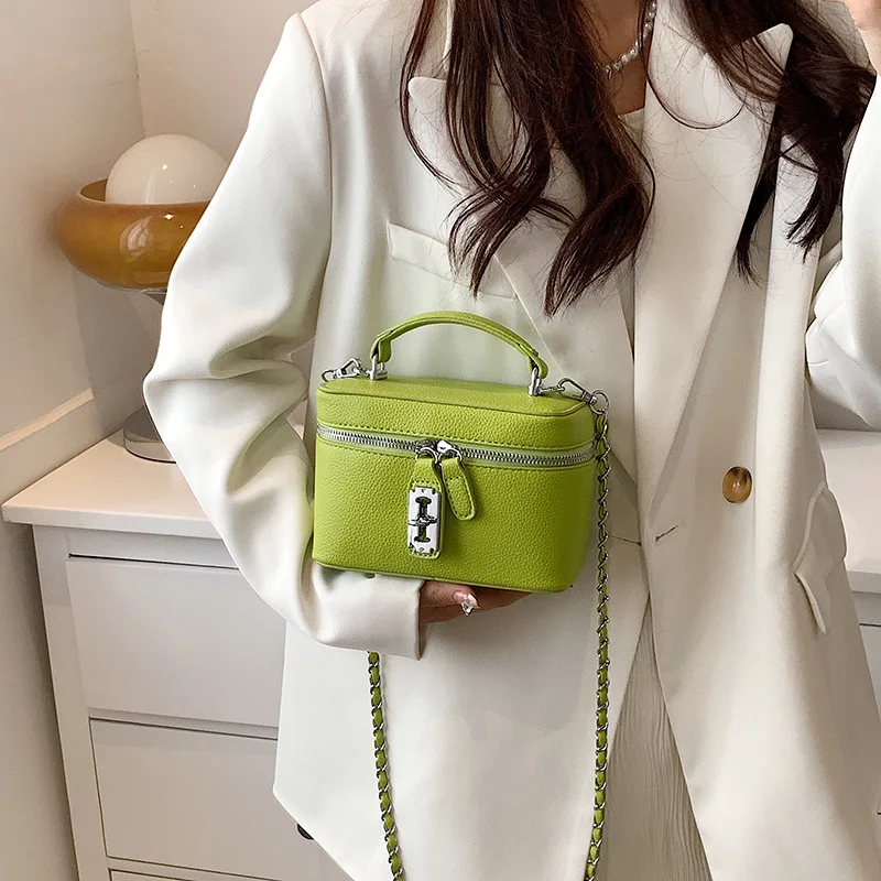 Cute Totes Luxury Brand Mini Box Pu Leather Crossbody Bag with Short Handle for Women Summer Shopper Girls Shoulder Handbag