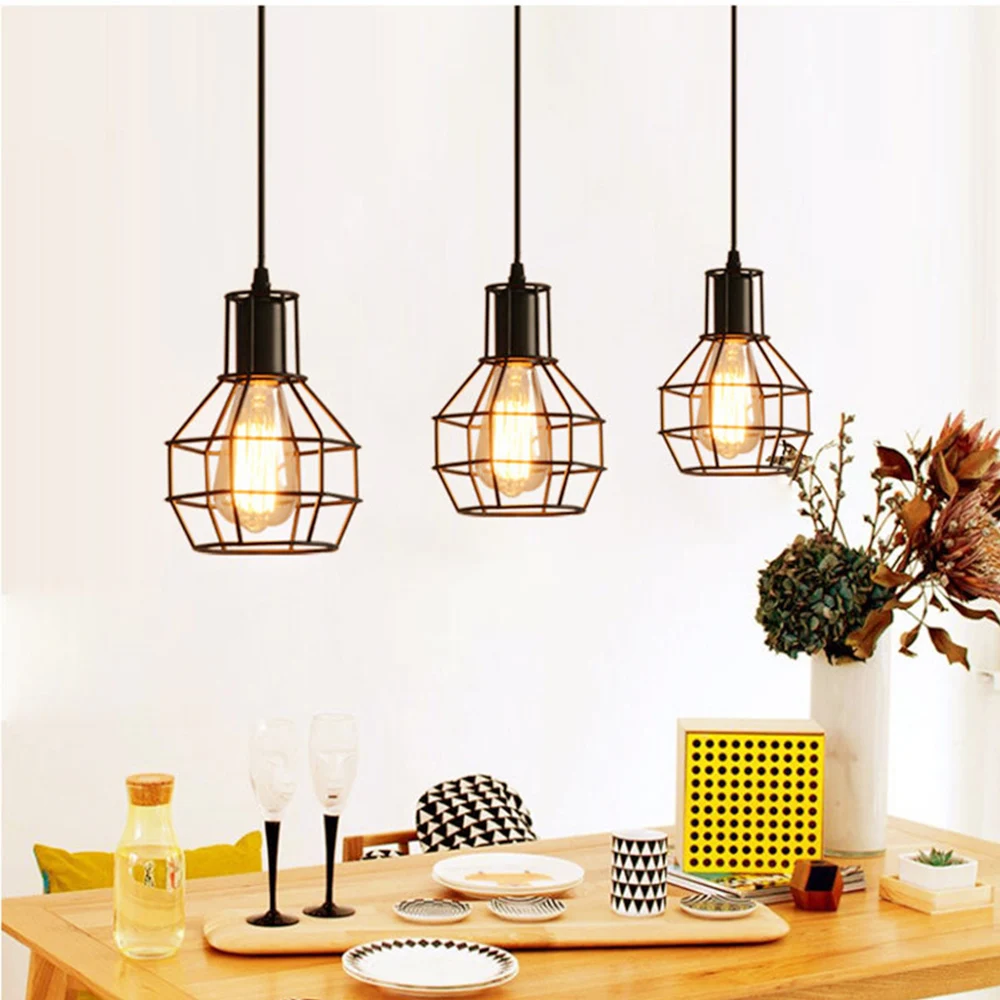 Chandelier Dining Room Chandelier Bedside Lamp Restaurant Lamp Black Gold Chandelier Industrial Win D Nordic Simple Lamp Bedroo