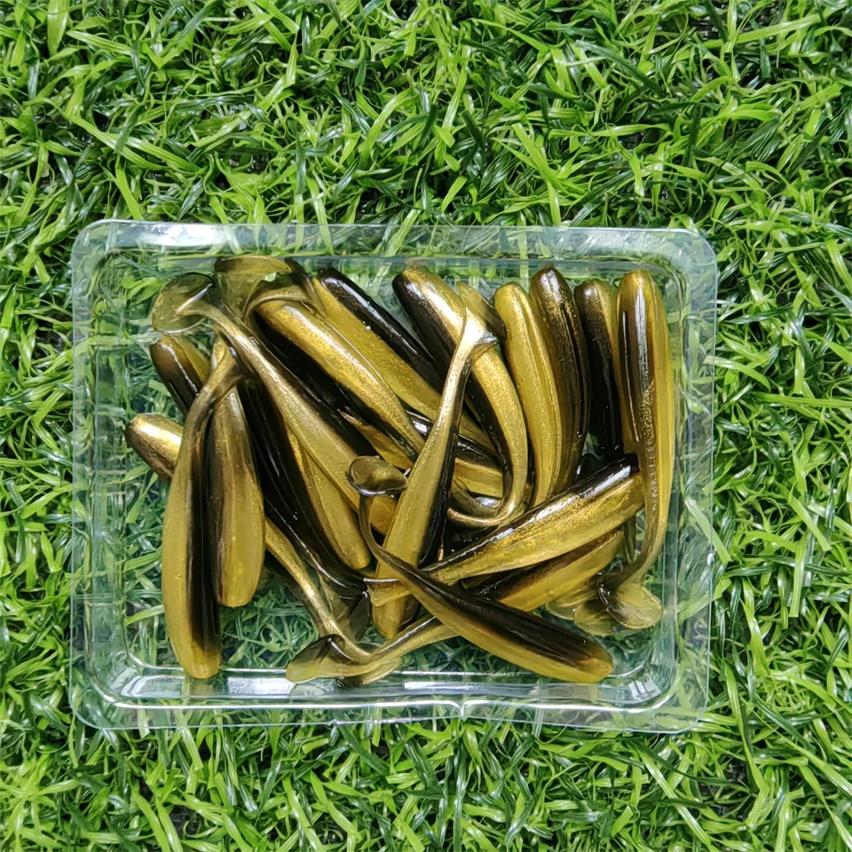 Mukun Mini Soft Angel köder, Kunst köder, Tackle Wurm, Wobbler, kleines Tackle, Karpfen, 3,5 cm/0,35g, 4cm/0,45g, 5cm/1g, 20 Stück – Detail 9