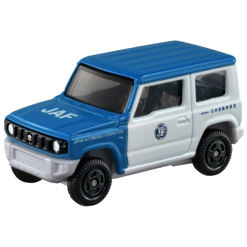 TAKARA TOMY Diecast alloy Model 100 Suzuki Jimni JAF road service vehicle, boys' collection, children's holiday gift toys.