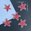 5PCS-Starfish-Red