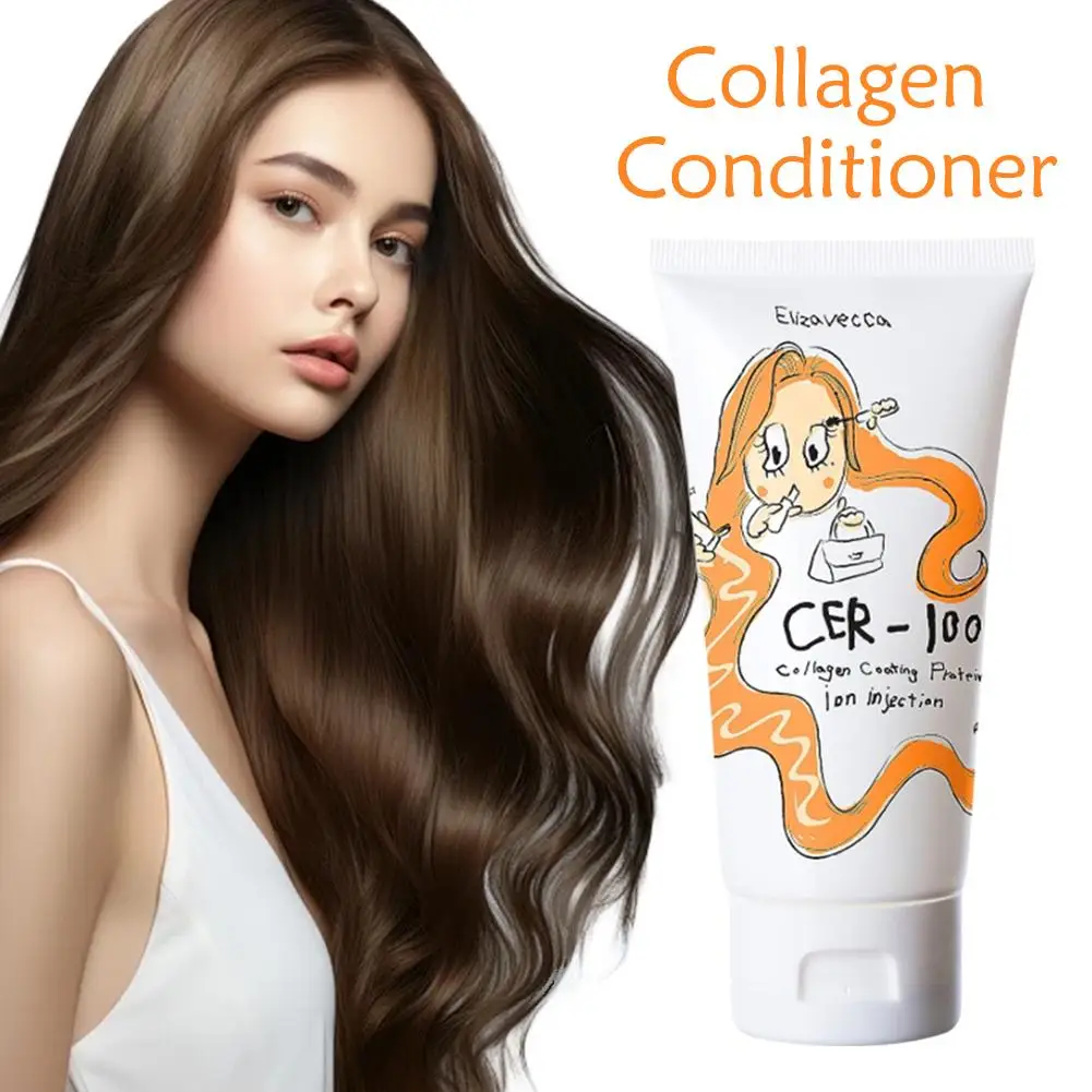 

Cer-100 Collagen Keratin Filled Formulation Hair Conditioner - Nourishing Essential Oil Revitalize Deep Repair Dry Damaged Hair