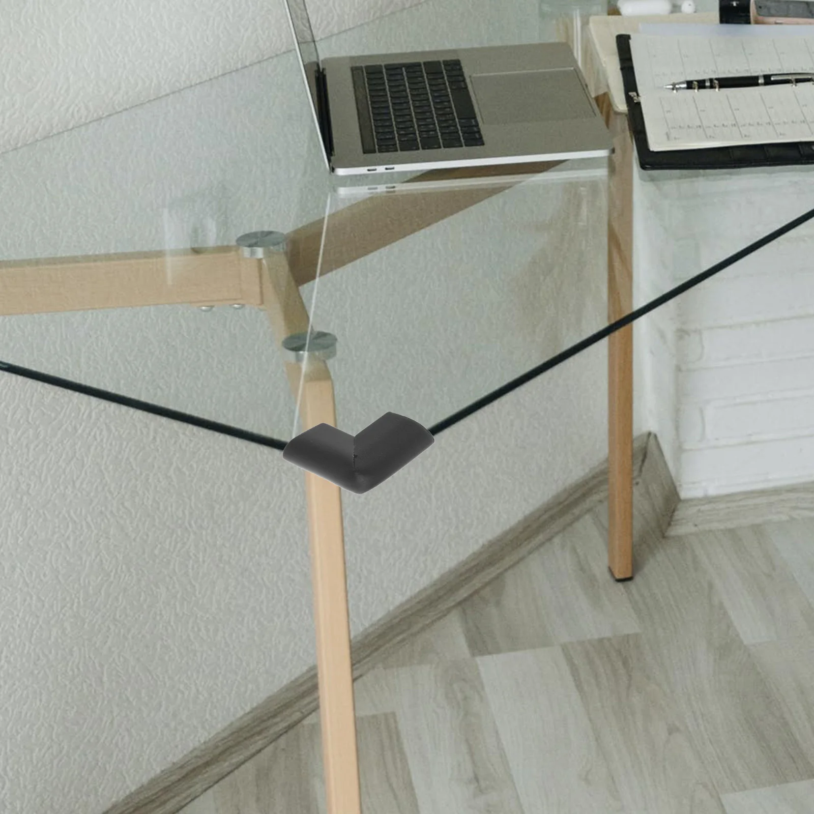 Protector de esquina de muebles, parachoques de espuma en forma de U para cubierta de protección de bordes, marco decorativo de manga de esquina, 12 Uds.