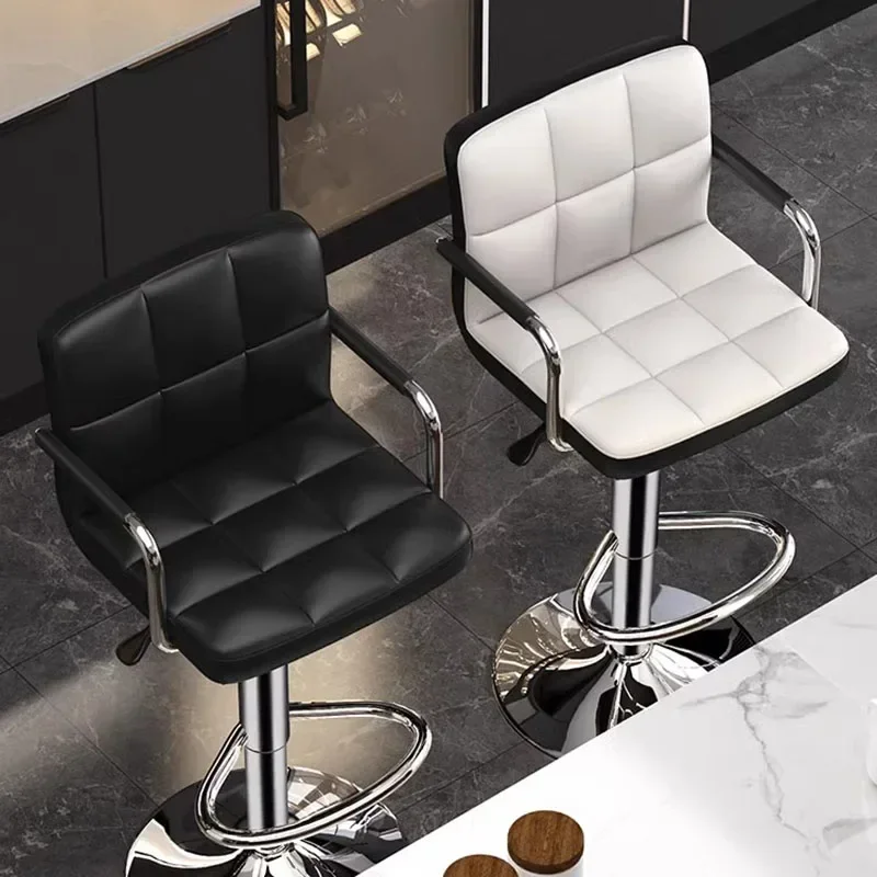 

Modern Lounge Bar Chairs Nordic Simple Comfortable Luxury Bar Stool Ottomans Office Sillas Para Comedor Restaurant Furniture