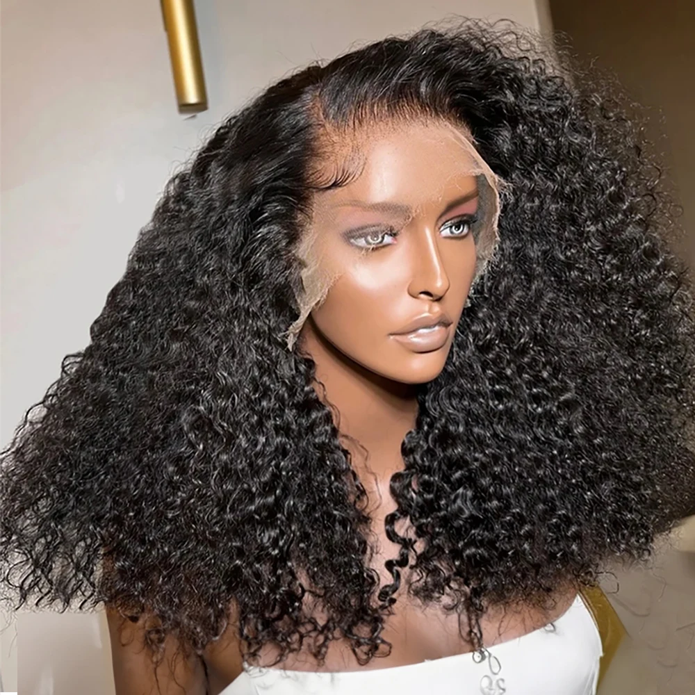 

Короткие кудрявые парики-боб из 100% бразильских человеческих волос, 7x5, без клея, готовые к использованию, HD 13x4, с глубокой волной, на кружевной основе, для женщин