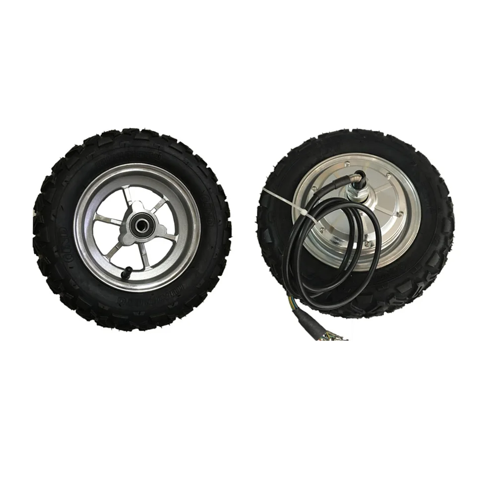 10 Inch Electric Brushless Rear Hub Motor With Front Wheel 250W-1000W  24V-48V BLDC in Wheel Motor&Front Hub With Tire