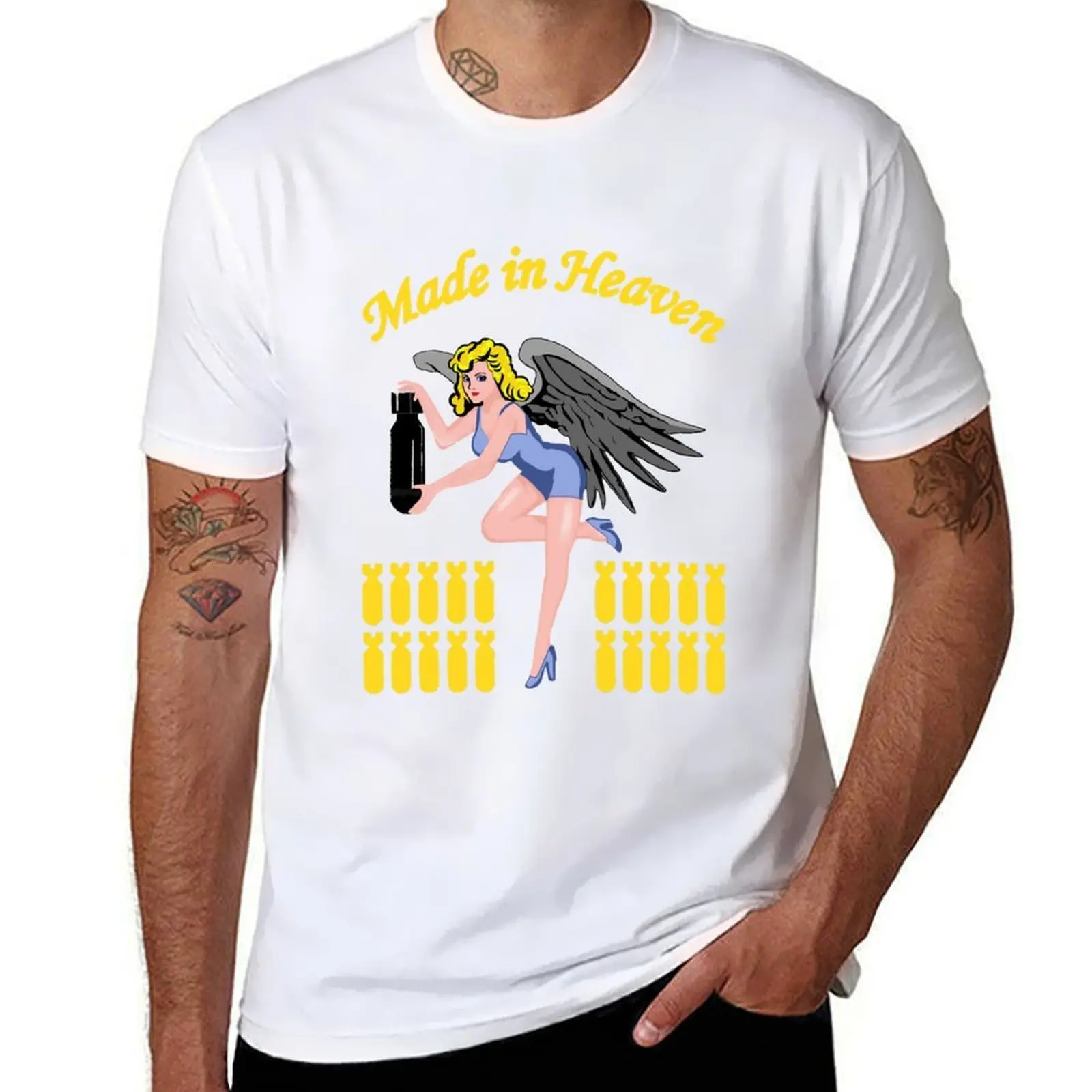 

Made In Heaven T-Shirt cotton t shirt man g man t shirts for men T-Shirt