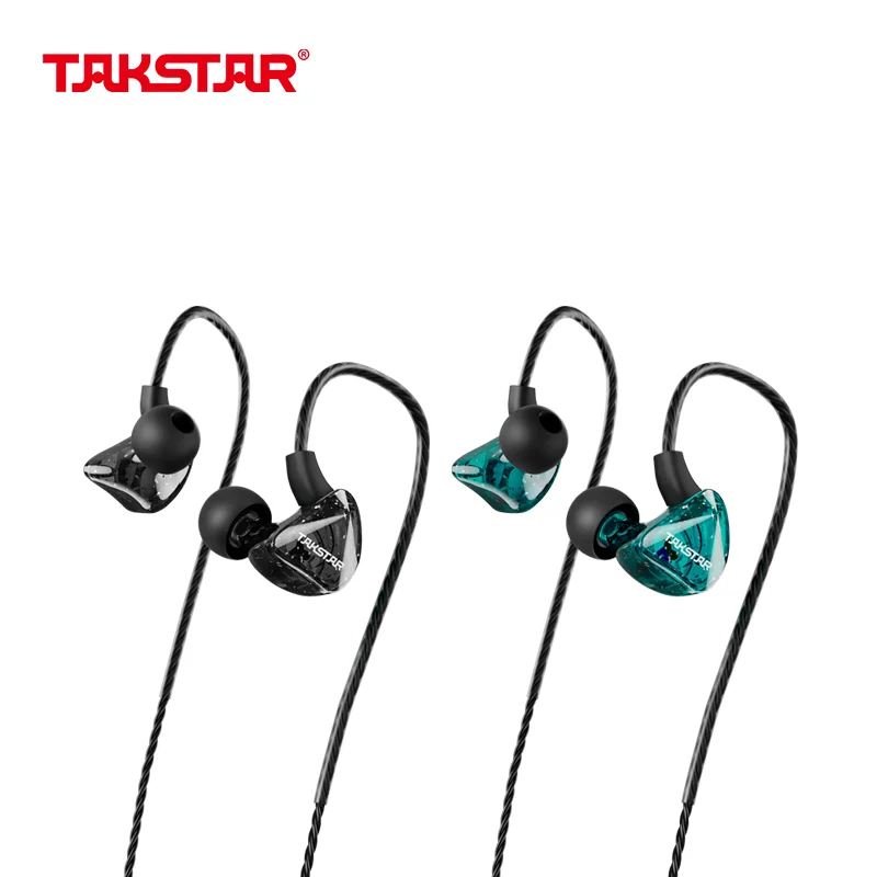 TAKSTAR TS-2300 In-Ear Monitor Earphones Dynamic Stereo Earphones HIFI Bass Earbuds Sport Noise Cancelling Headset