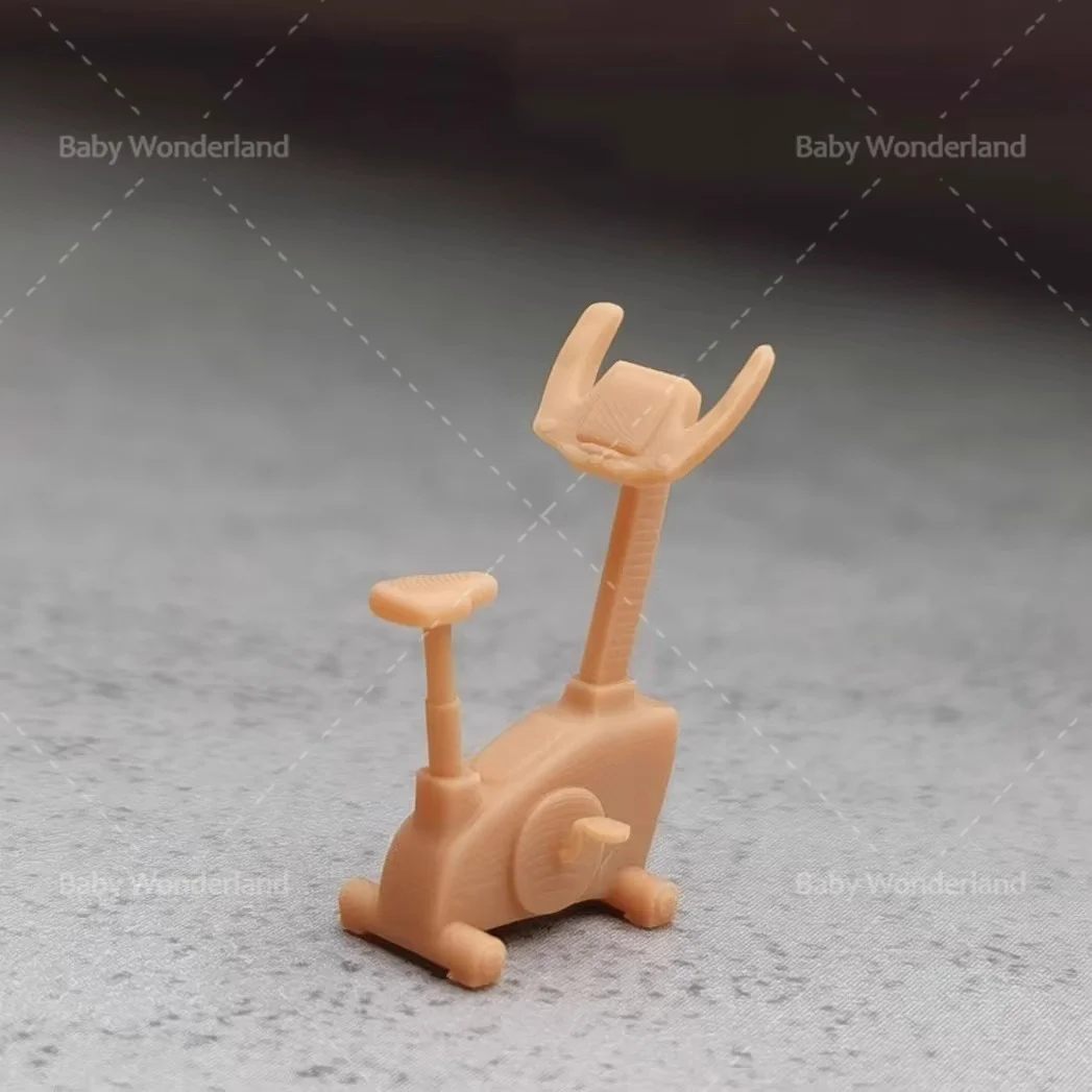 1/64 Fitness Equipment Sexy Beauty Set Gym Scene Figure Model Unpainted Creative Photography Scene Toys Dolls - Image 2